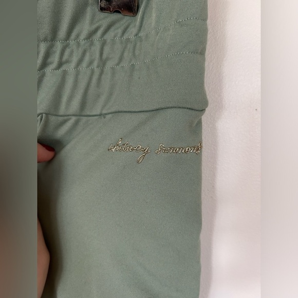 Gymshark Whitney Simmons Jogger Pants Women Size S Fitted Ruched Moss Green​ - Picture 6 of 13